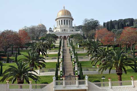 Reisebericht Rundreise Israel Haifa Bahai-Tempel