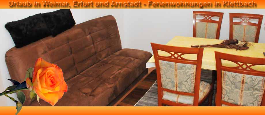 Ferienwohnung Weimar - Ferienwohnungen in Weimarer Land