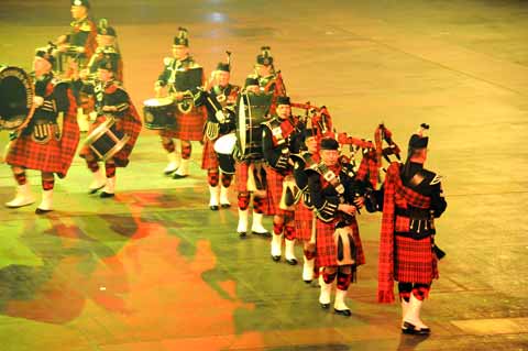 Crossed Sword Pipe Band Scotland Musikparade - Messehalle Erfurt 2018