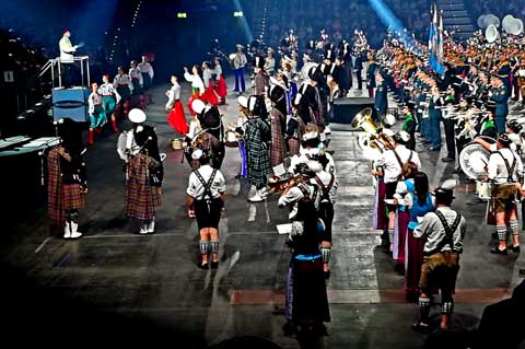 Abschlussparade Musikparade 2019, Messehalle Erfurt