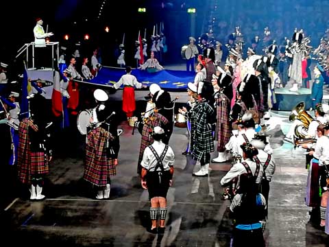 Abschlussparade Musikparade 2019, Messehalle Erfurt