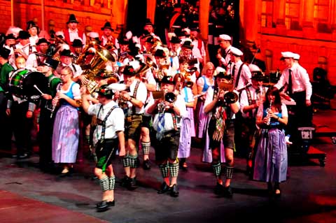 Abschlussparade Musikparade 2019, Messehalle Erfurt