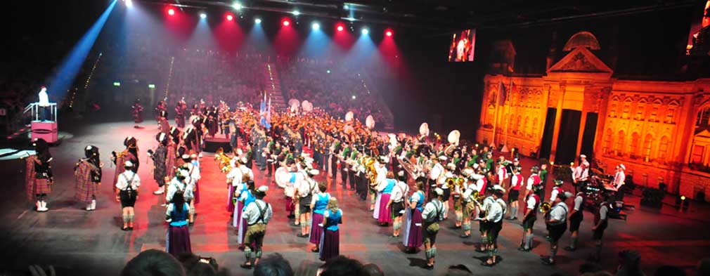 Abschlussparade Musikparade 2019, Messehalle Erfurt