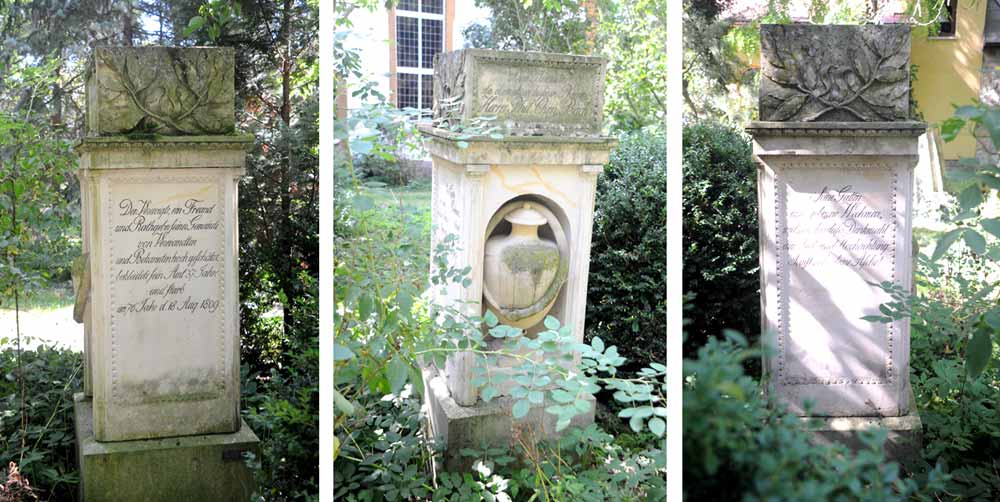 Grabstätte von Philipp Christian Georg Bach - Benediktinerkloster Sankt Wigberti in Werningshausen