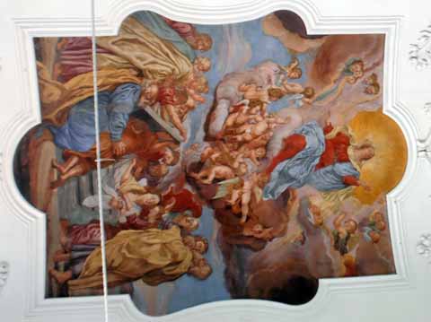 Deckenmalerei Katholische Sankt Martin Kirche Witterda